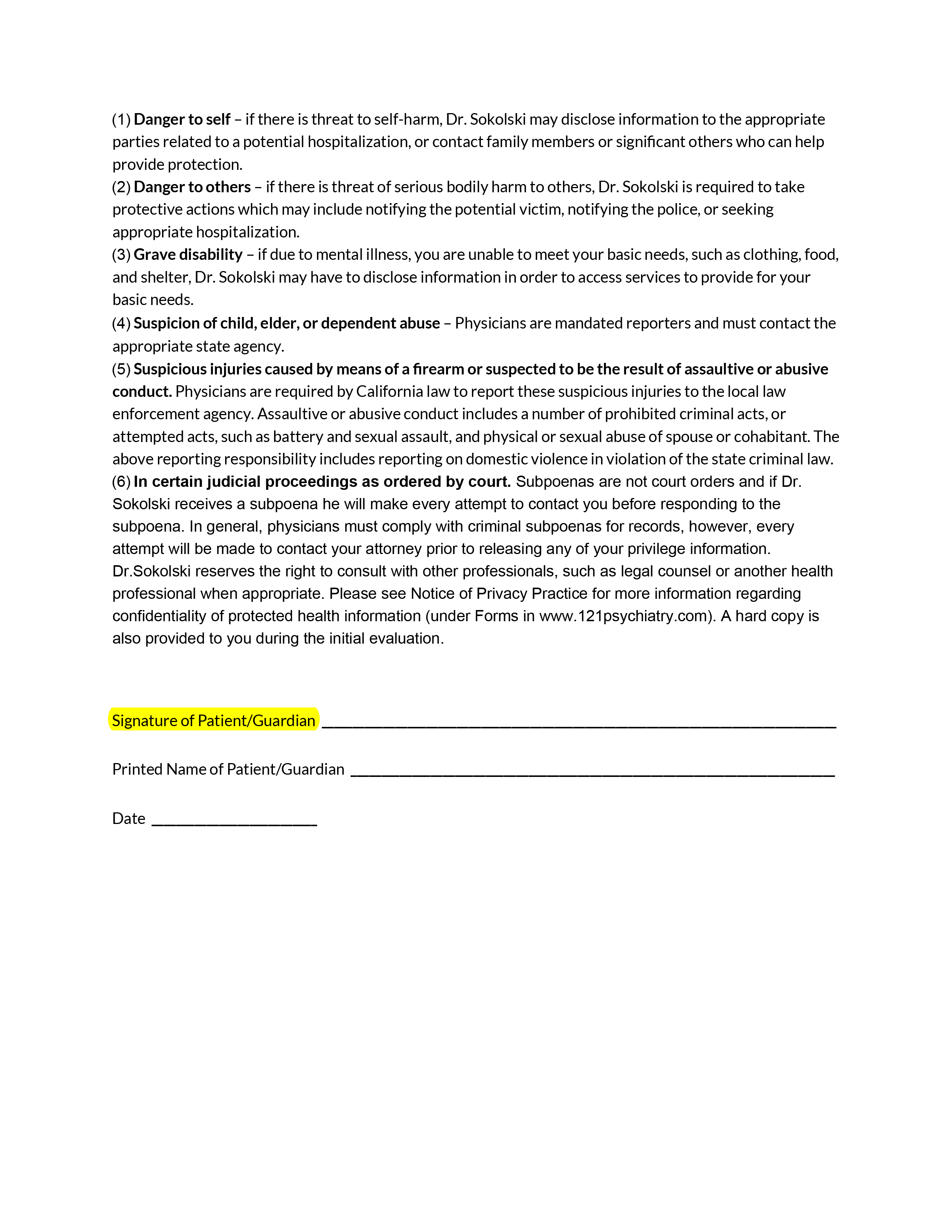 Office Policies