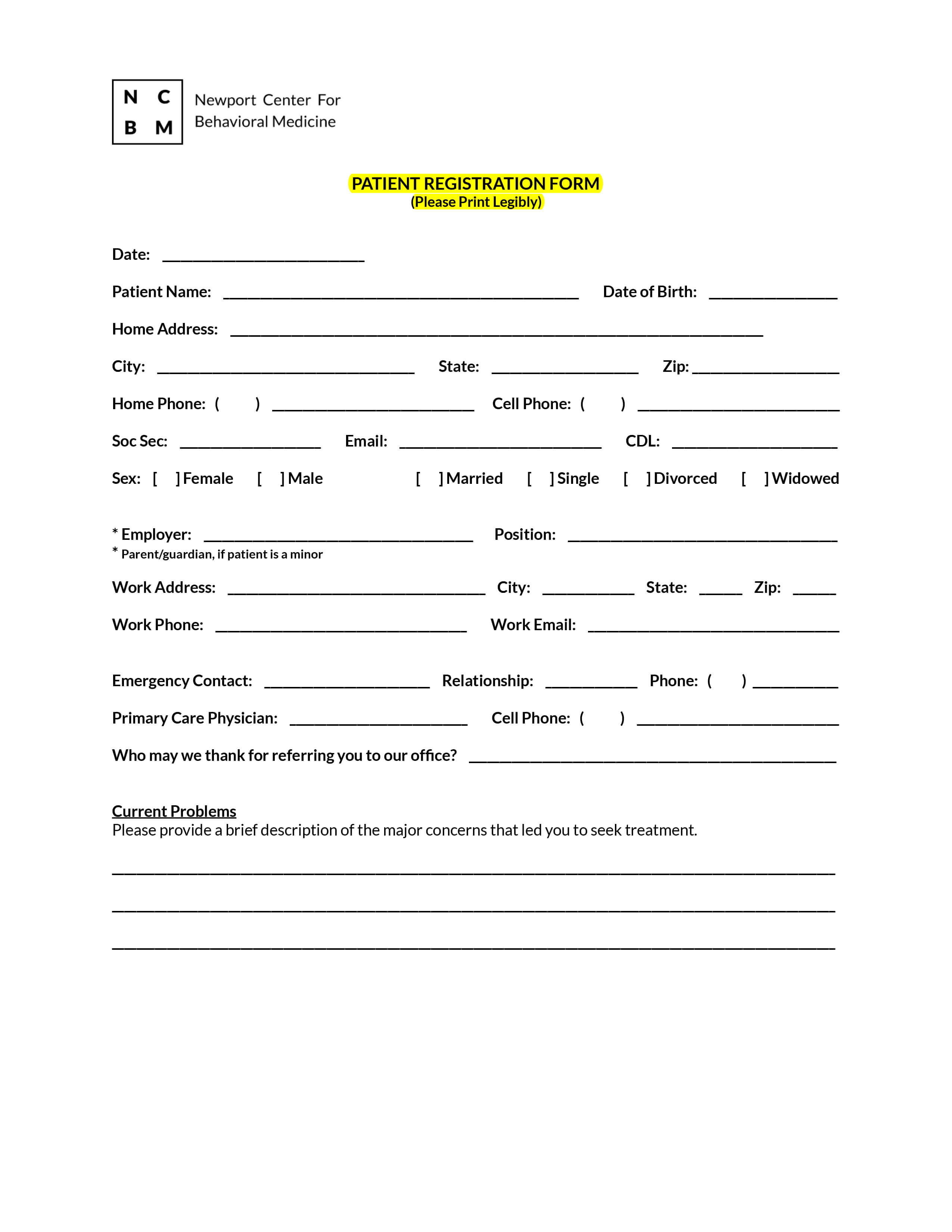 Patient Registration
